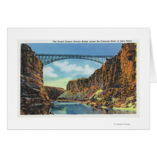 Uitzicht van de Navajo-brug bij Lee's Ferry (Voorkant Horizontaal)