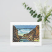 Uitzicht van de Navajo-brug bij Lee's Ferry Briefkaart (Staand voorkant)