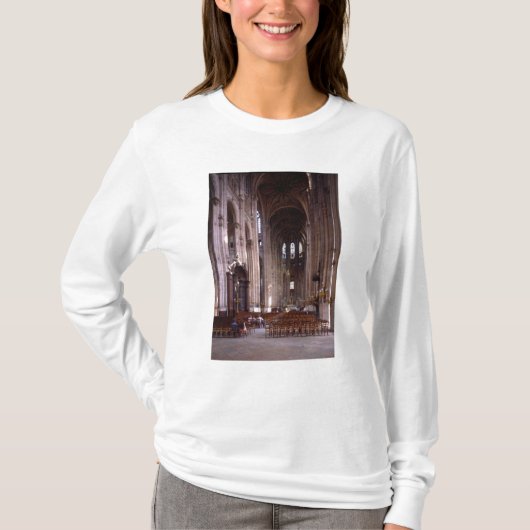 Uitzicht van de nave, 1578-1637 t-shirt (Voorkant)
