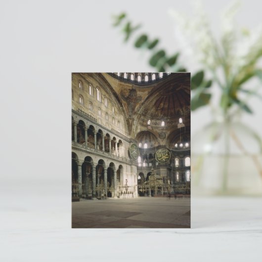 Uitzicht van de nave briefkaart (Staand voorkant)