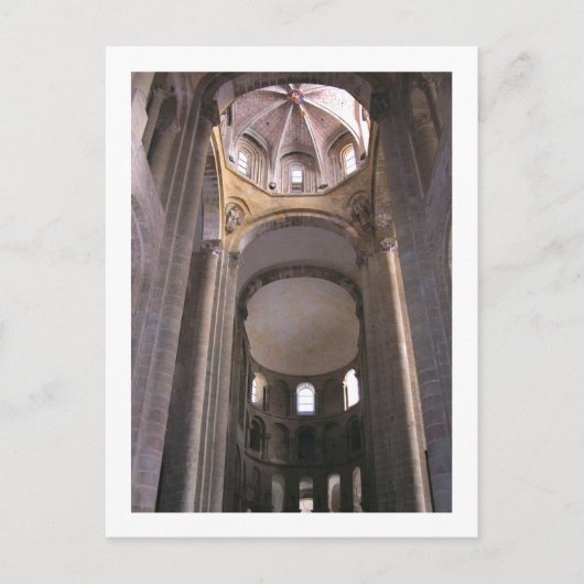Uitzicht van de nave, c.1050 (foto) briefkaart (Voorkant)