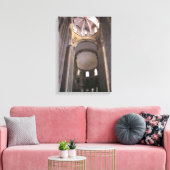 Uitzicht van de nave, c.1050 (foto) canvas afdruk (Insitu (Woonkamer))