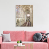 Uitzicht van de nave en het koor canvas afdruk (Insitu (Woonkamer))