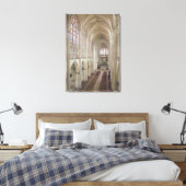 Uitzicht van de nave en het koor canvas afdruk (Insitu (Slaapkamer))