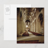 Uitzicht van de nave, gebouwd 1093-1289 briefkaart (Voorkant / Achterkant)