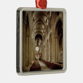 Uitzicht van de nave, gebouwd 1093-1289 metalen ornament (Rechts)