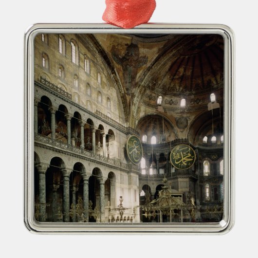 Uitzicht van de nave metalen ornament (Voorkant)