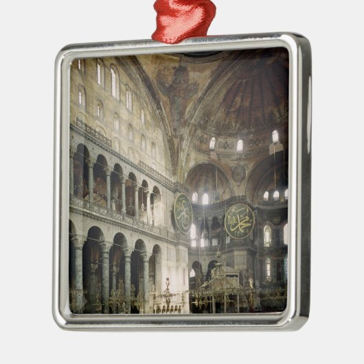 Uitzicht van de nave metalen ornament (Links)