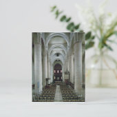 Uitzicht van de nave, naar het altaar gericht briefkaart (Staand voorkant)