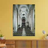 Uitzicht van de nave, naar het altaar gericht canvas afdruk (Insitu (Woonkamer))