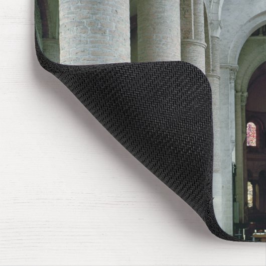 Uitzicht van de nave, naar het altaar gericht muismat (Hoek)