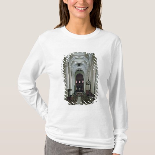 Uitzicht van de nave, naar het altaar gericht t-shirt (Voorkant)