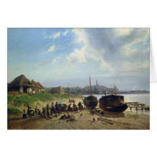 Uitzicht van de Nederlandse kust