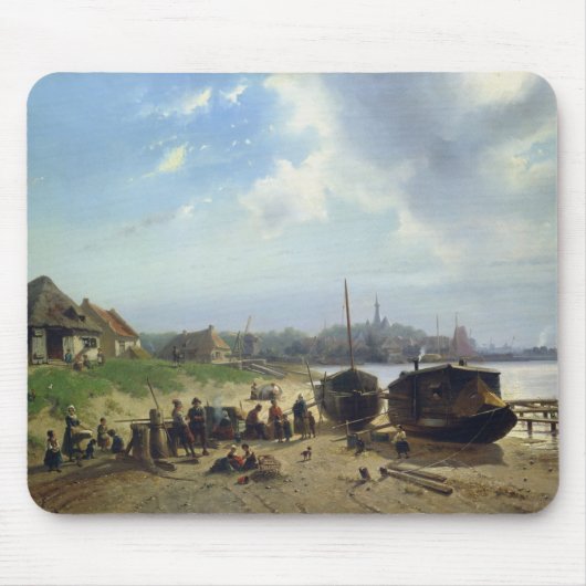 Uitzicht van de Nederlandse kust Muismat (Voorkant)
