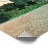 Uitzicht van de Nederlandse windmolen in het Golde Poster (Hoek)