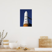 Uitzicht van de neuskegel van de delta IV-raket Poster (Keuken)