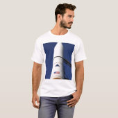 Uitzicht van de neuskegel van de delta IV-raket T-shirt (Voorkant volledig)