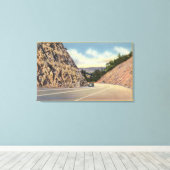 Uitzicht van de New Highway to Santa Cruz Canvas Afdruk (Insitu (Houten vloer))