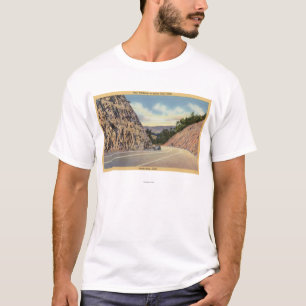 Uitzicht van de New Highway to Santa Cruz T-shirt