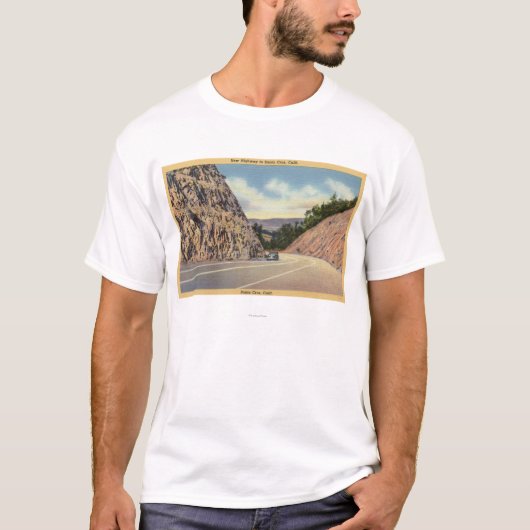Uitzicht van de New Highway to Santa Cruz T-shirt (Voorkant)