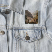 Uitzicht van de New Simplon Pass, 1811 Vierkante Button 5,1 Cm (In situ)