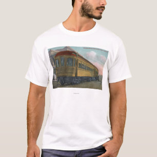 Uitzicht van de Noord-elektrische trein T-shirt