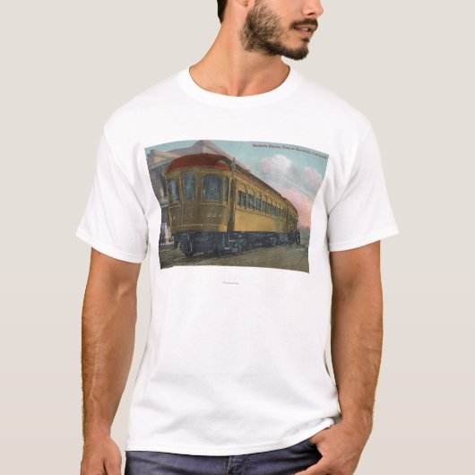 Uitzicht van de Noord-elektrische trein T-shirt (Voorkant)