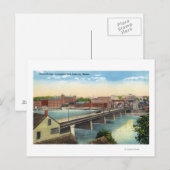 Uitzicht van de Noordbrug Briefkaart (Voorkant / Achterkant)