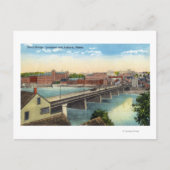 Uitzicht van de Noordbrug Briefkaart (Voorkant)