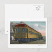 Uitzicht van de Noordelijke Elektrische Trein Briefkaart (Voorkant / Achterkant)