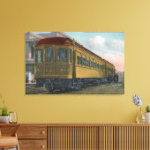 Uitzicht van de Noordelijke Elektrische Trein Canvas Afdruk (Insitu (Woonkamer))