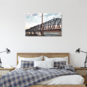 Uitzicht van de noordelijke Pacifische brug Canvas Afdruk (Insitu (Slaapkamer))