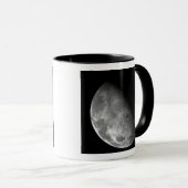 Uitzicht van de noordpool van de maan mok (Voorkant rechts)