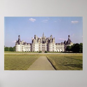 Uitzicht van de noordwestelijke gevel, 1519-46 poster
