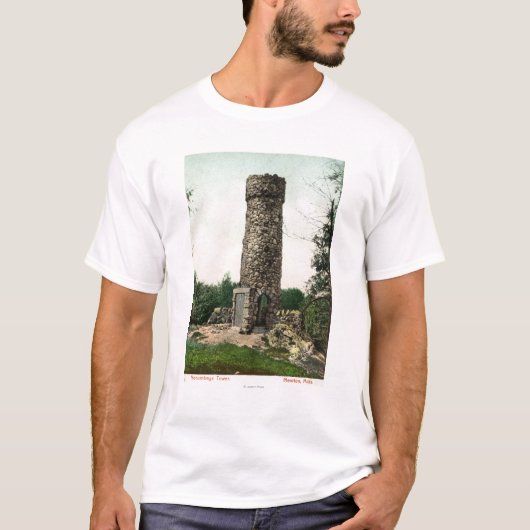 Uitzicht van de Norumbega Tower T-shirt (Voorkant)