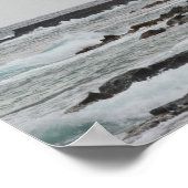 Uitzicht van de oceaan in Poipu Poster (Hoek)