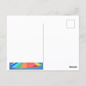 Uitzicht van de oceaan met Beach Umbrella Briefkaart (Achterkant)