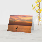 Uitzicht van de oceaan op de zon kaart (Gele Bloem)