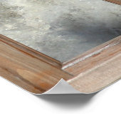 Uitzicht van de oceaan van een Venster met de Spui Poster (Hoek)