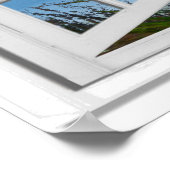 Uitzicht van de oceaan verdwijnt het venster met v poster (Hoek)