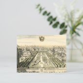 Uitzicht van de officiële tuin van Eric Dahlbergh Briefkaart (Staand voorkant)