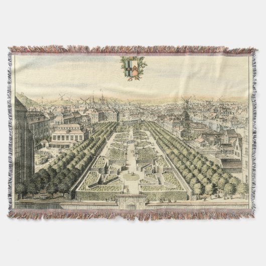 Uitzicht van de officiële tuin van Eric Dahlbergh Deken (Voorkant)