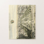 Uitzicht van de officiële tuin van Eric Dahlbergh Legpuzzel (Verticaal)