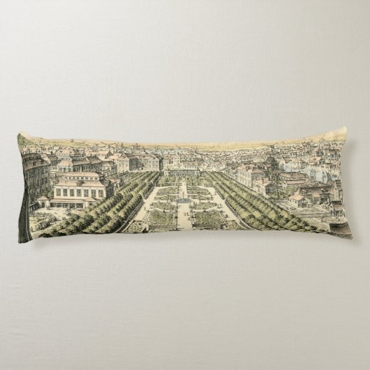 Uitzicht van de officiële tuin van Eric Dahlbergh Lichaamskussen (Achterkant)