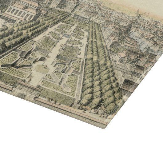 Uitzicht van de officiële tuin van Eric Dahlbergh Snijplank (Hoek)