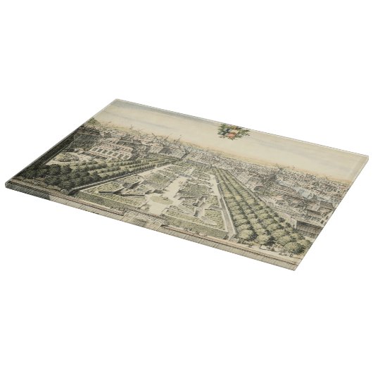 Uitzicht van de officiële tuin van Eric Dahlbergh Snijplank (Hoek)