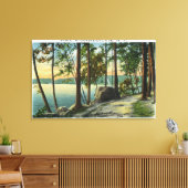 Uitzicht van de Old Man Rock Formation Canvas Afdruk (Insitu (Woonkamer))