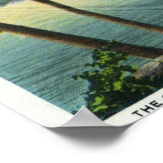 Uitzicht van de Old Man Rock Formation Poster (Hoek)