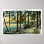 Uitzicht van de Old Man Rock Formation Poster (Voorkant)