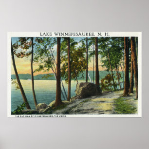 Uitzicht van de Old Man Rock Formation Poster